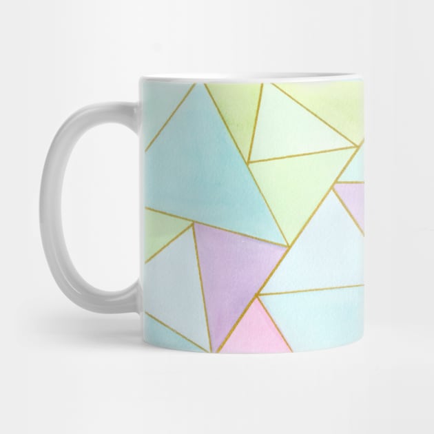 Pastel Triangles Pattern:. by Sarito`s Ink:. 